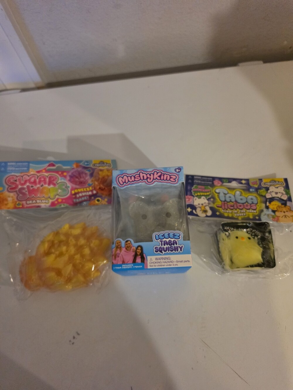 3 Piece Sugar Swaps Seaslug & Taba-licious Glow In The Dark Cube Bundle